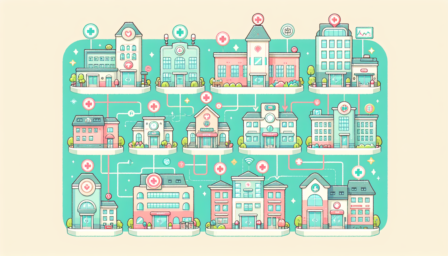 병원 유형별 홈페이지 제작 예산 비교 차트